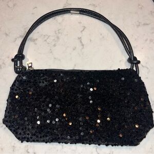 2/$20 Glamorous Black Sequin Clutch